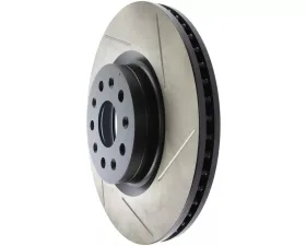 StopTech Sport Slotted Rotor Left Front - Black, Steel, Fits Honda Civic 2001-2005 126.62150SL