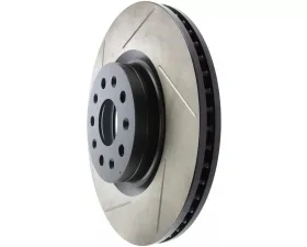 StopTech Sport Slotted Rotor Right Front - Black, Fits Honda Civic 2006-2011, 126.62150SR