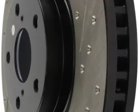 StopTech Sport Drilled/Slotted Rotor, Front Left, Lexus, 127.44184L