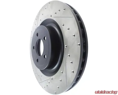 StopTech Sport Drilled/Slotted Rotor Right Ford 5.0L V8 2011-2014 127.61116R - 127.61116R