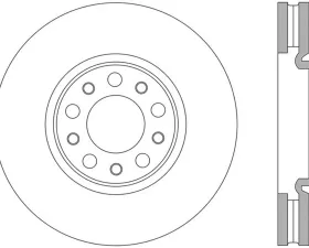StopTech Sport Drilled/Slotted Rotor Left Front for Honda Civic 2006-2011, 127.63080L