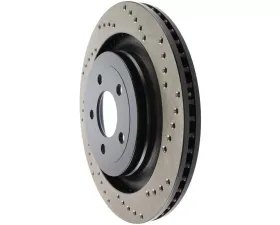 StopTech Sport Cross Drilled Brake Rotor, Ford Rear Left, 128.61109L