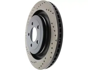 StopTech Sport Cross Drilled Brake Rotor Right Rear Ford 128.61109R