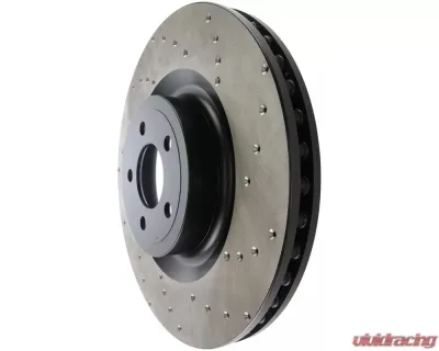 StopTech Sport Cross Drilled Brake Rotor Left Ford 5.0L V8 128.61116L - 128.61116L