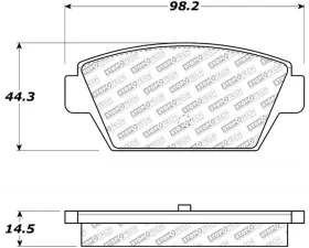 StopTech Brake Pads for Honda Civic 2006-2011, Ceramic, Front, 305.0329