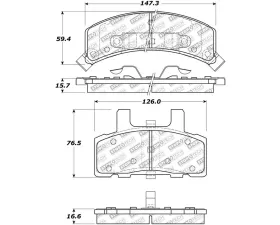 StopTech Brake Rotor - Front, Silver, for Ford Mustang 2015-2023, 305.0369