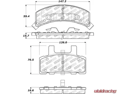 StopTech Brake Rotor - Front, Silver, for Ford Mustang 2015-2023, 305.0369 - 305.03690