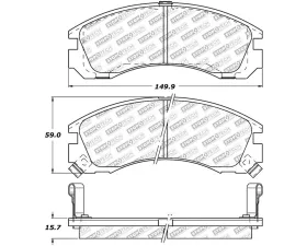 StopTech Brake Pads for Ford Mustang 2015-2020, Ceramic, Front, 305.053