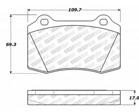 StopTech Brake Pads - Performance for Ford Mustang 2005-2014, Ceramic 305.0592