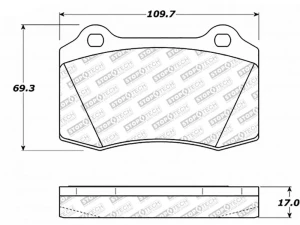 StopTech Brake Pads - Performance for Ford Mustang 2005-2014, Ceramic 305.0592 - 305.05920 - Image 2