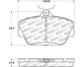 StopTech Brake Rotor, Front, Silver, Ford Mustang 2015-2023, 305.0598