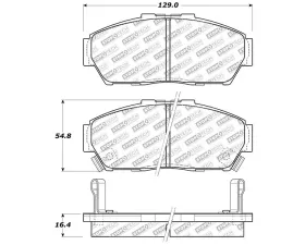 StopTech Brake Rotor Set, Front, Silver, for Honda Civic 2006-2011, 305.0617