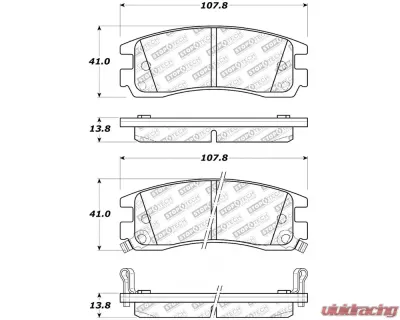StopTech Brake Rotors Front, Silver, for Honda Civic 2006-2011, 305.0698 - 305.06980
