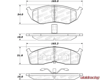 StopTech Brake Rotor, Front, Silver, for Ford Mustang 2015-2023, 305.073 - 305.07300