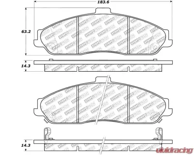 StopTech Brake Rotor Set, Front, Silver, for Ford Mustang 2015-2023 305.0731 - 305.07310