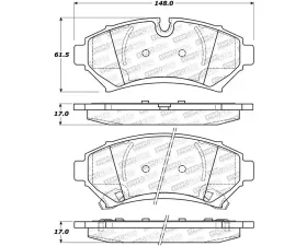 StopTech Brake Rotor Set - Front, Silver, for Honda Civic 2006-2011, 305.0753