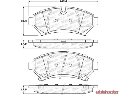 StopTech Brake Rotor Set - Front, Silver, for Honda Civic 2006-2011, 305.0753 - 305.07530