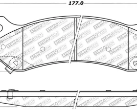 StopTech Performance Brake Pads - Front - Red - Ford Mustang 2015-2023 305.0785