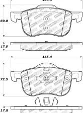 StopTech Brake Rotor, Front, Silver, Ford Mustang 2015-2023, 305.0794                                     - 305.07940 - Image 5