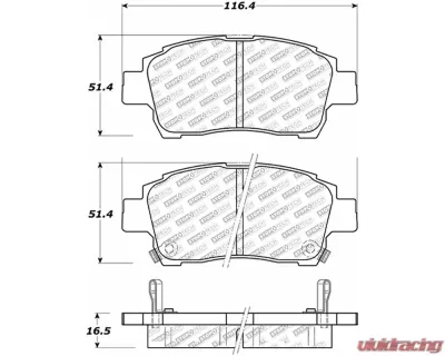 StopTech Brake Rotor, Front, Silver, for Ford Mustang 2015-2023, 305.0822 - 305.08220