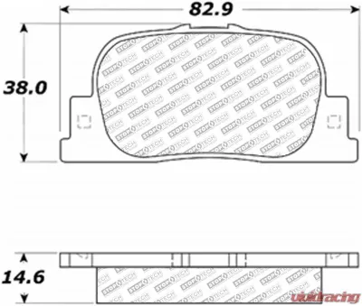 StopTech Brake Rotor, Front, Silver, 2006-2011 Honda Civic, 305.0835 - 305.08350