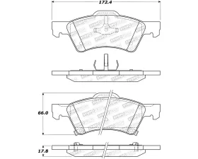 StopTech Brake Rotor, Front, Black, Ford Mustang 2015-2021, 305.0857