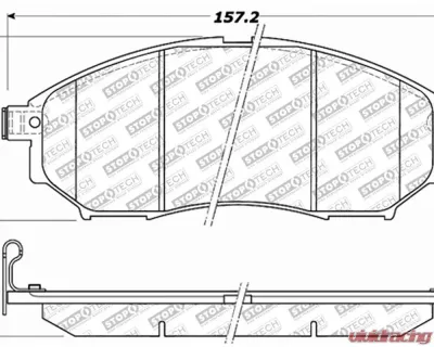 StopTech Brake Rotor Set, Front, Silver, Ford Mustang 2015-2020, 305.0888 - 305.08880