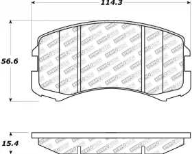 StopTech Brake Pads - Performance for Honda Civic 2006-2011, Front, 305.0904