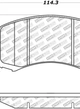 StopTech Brake Pads - Performance for Honda Civic 2006-2011, Front, 305.0904                                     - 305.09040 - Image 5