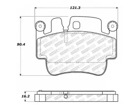 StopTech Brake Pads for Ford Mustang 2015-2023, Ceramic, Front, 305.0917