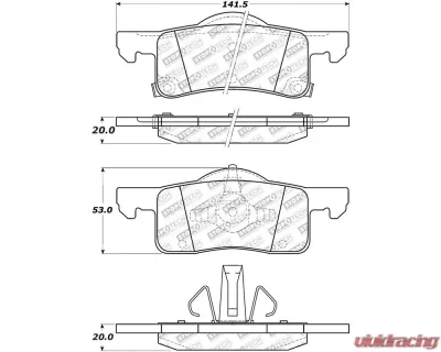StopTech Brake Rotor, Front, Silver, for Honda Civic 2006-2011, 305.0935 - 305.09350