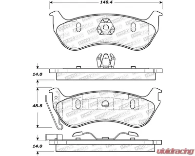 StopTech Brake Rotor, Front, Silver, for Ford Mustang 2015-2023, 305.0964 - 305.09640