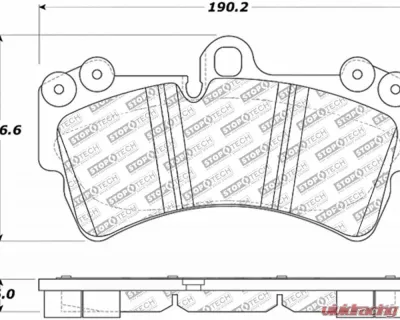 StopTech Brake Rotor, Front, Vented, Silver, Ford Mustang 2015-2023, 305.0977 - 305.09770