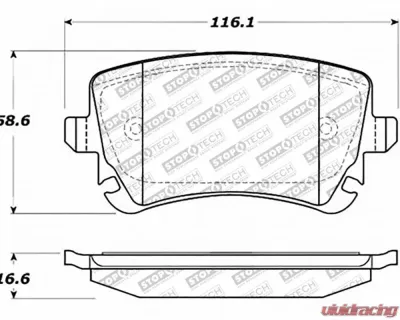 StopTech Brake Rotor, Front, Silver, for Ford Mustang 2015-2023, 305.1018 - 305.10180