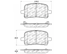 StopTech Brake Rotor, Front, Silver, for Ford Mustang 2015-2023, 305.1028