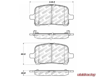 StopTech Brake Rotor, Front, Silver, for Ford Mustang 2015-2023, 305.1028 - 305.10280