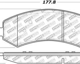 StopTech Brake Pads - High Performance for Ford Mustang 2015-2023, 305.1084