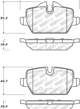 StopTech Performance Brake Pads for Ford Mustang 2015-2023, Red, 305.1226                                     - 305.12260 - Image 5