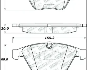 StopTech Brake Rotor Set - Front, Silver, Compatible with Ford Mustang 2015-2023, 305.126