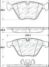 StopTech Brake Rotor Set - Front, Silver, Compatible with Ford Mustang 2015-2023, 305.126                                     - 305.12600 - Image 5