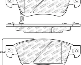 StopTech Brake Rotor, Front, Silver, BMW 3 Series 2007-2013, 305.1287