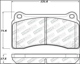 StopTech Brake Rotor, Front, Silver, for Honda Civic 2006-2011, 305.1383
