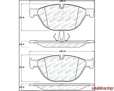 StopTech Brake Rotor, Front, Black, for Honda Civic 2006-2011, 305.1409 - 305.14090