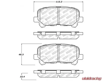 StopTech Brake Rotor, Front, Silver, for Ford Mustang 2015-2023, 305.1585 - 305.15850