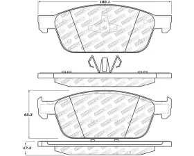 StopTech Brake Rotor - Front, Silver, Ford Mustang 2015-2023, 305.1645