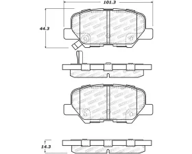 StopTech Brake Rotor, Front, Vented, Silver, Ford Mustang 2015-2023, 305.1679