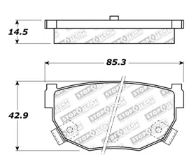 StopTech Brake Rotor, Front, Silver, Honda Civic 2006-2011, 308.0272