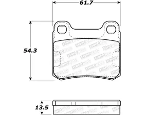 StopTech Brake Rotor, Front, Silver, for Honda Civic 2006-2011, 308.0335