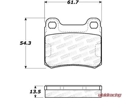 StopTech Brake Rotor, Front, Silver, for Honda Civic 2006-2011, 308.0335 - 308.03350