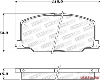 StopTech Brake Rotor, Front, Silver, Fits Honda Civic 2006-2011, 308.0356 - 308.03560